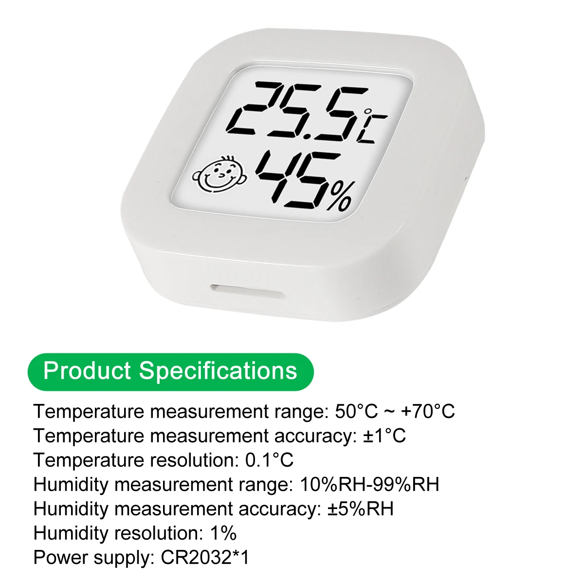 Termómetro Digital de 4 piezas, higrómetro para interiores, Monitor electrónico LCD de temperatura, higrómetro para habitación de bebé al aire libre