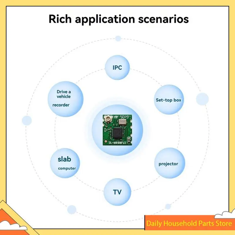 【Great Sale】RTL8188FTV Wireless WIFI Module With Block For Linux Android USB Interface 2.4Ghz BL-M8188FU3