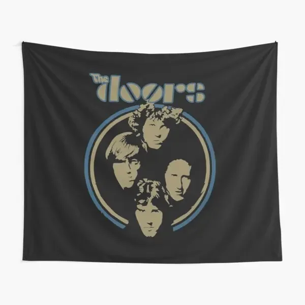 The Doors Jim Morrison Vintage Band Setu  Tapestry Beautiful Printed Bedroom Travel Bedspread Towel Decoration Home Yoga Living