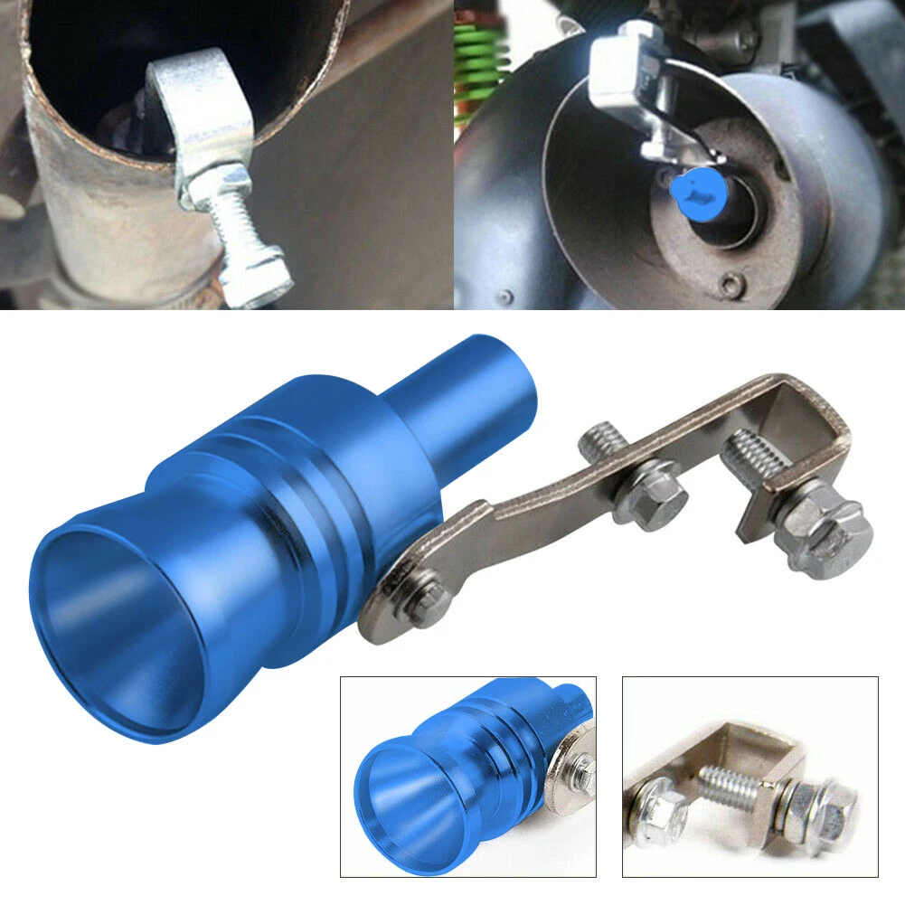 1PCS Blue/Red XL Exhaust Pipe Roar Maker Turbo Sound Whistle Simulator Muffler For Motor Car Exhaust Modification Replacement