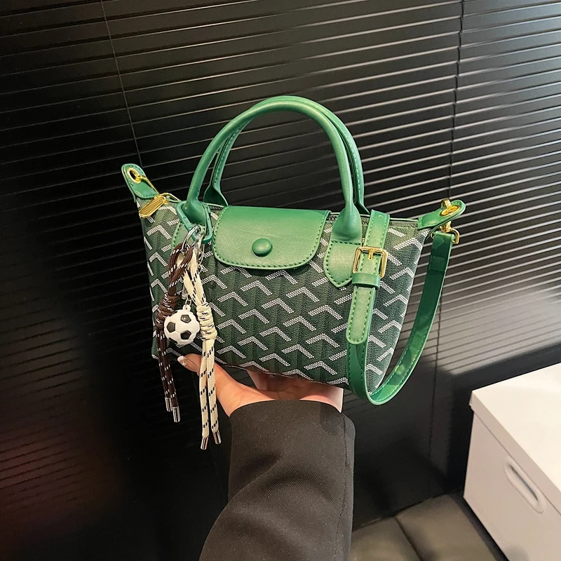 

Стильная уникальная повседневная простая женская сумка через плечо, модная, с буквенным логотипом, элегантная винтажная сумка