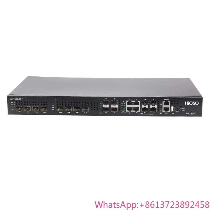 Ftth 8pon epon olt supply any brand ftth onu 8 ports epon olt WITHOUT PON SFP modules 1AC single power