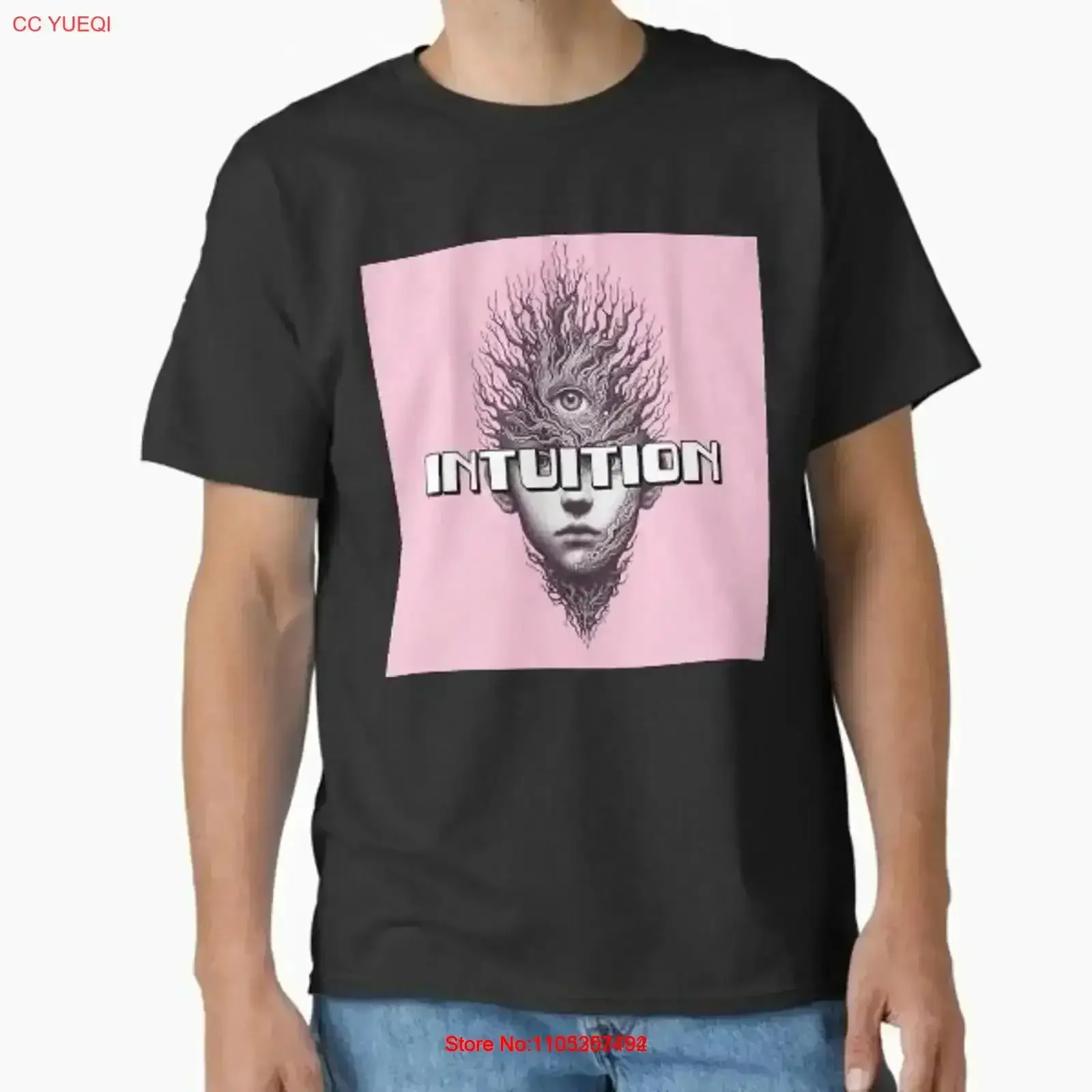 Third Eye Intuition Art Mystical Mind and S T Shirt Made in US AUS Size 2XL vintage Washed Stylish Slightly Breathable fashion