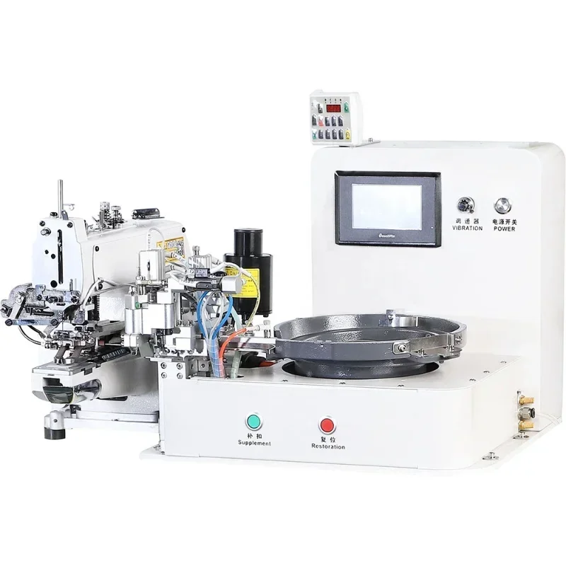 YS-998-373 automatic stand-up button feed attaching machine button feeding machine