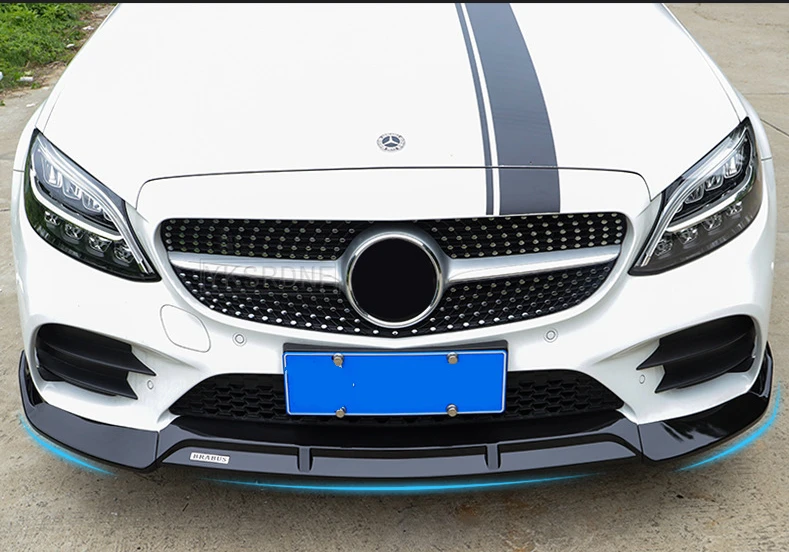 For Mercedes-Benz W177 Body kit spoiler 2019-2020 W177 A200 A180 A250 ABS Rear lip rear spoiler front Bumper Diffuser Protector