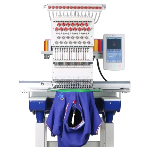 INDUSTRIAL SINGLE HEAD 12/15 NEEDLE COMPUTER SEWING EMBROIDERY MACHINE