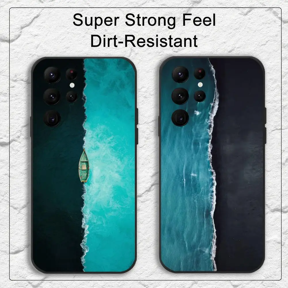 Ocean Creative Phone Case For Samsung S Series S20 S21 S22 S23 S24 FE Plus Ultra TPU Soft To Skin-friendly Case