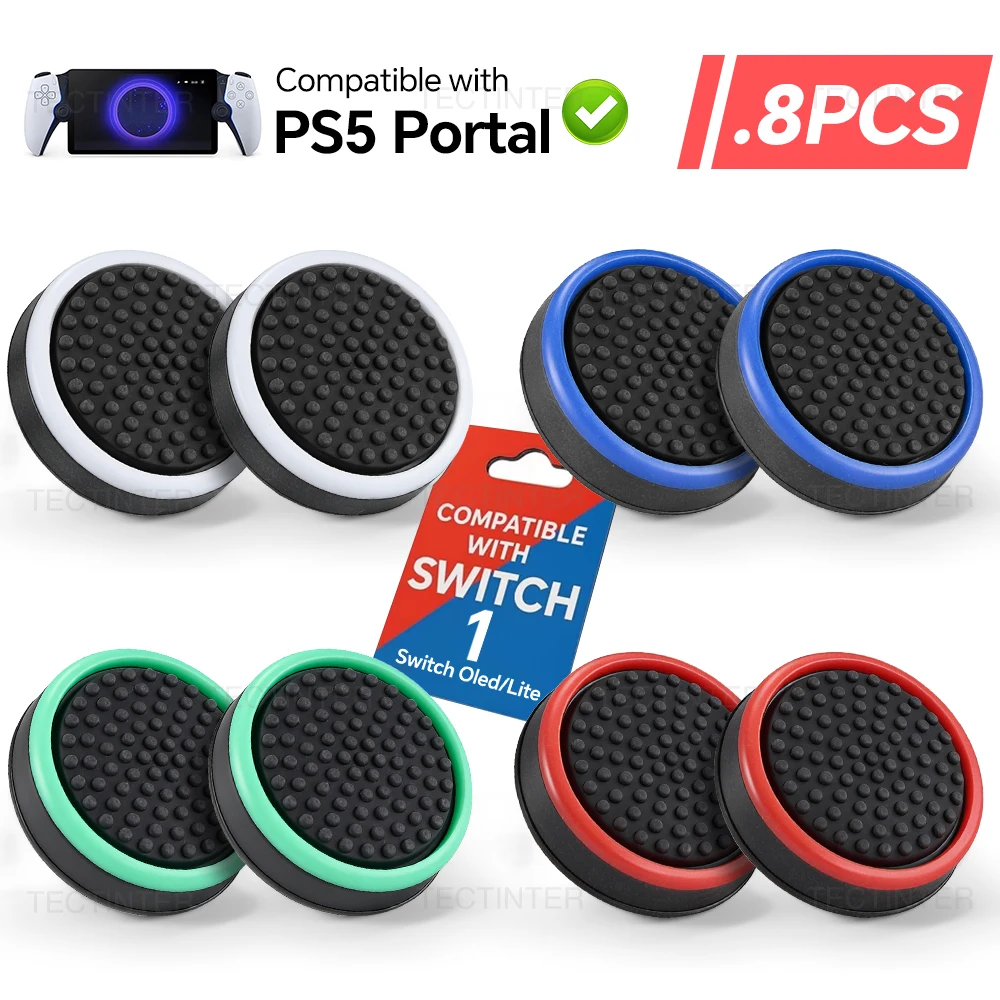 8PCS Silicone Analo…