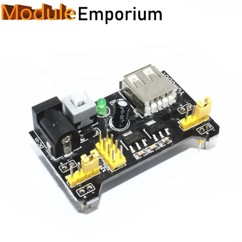 Módulo de alimentação especial para placa de pão MB102 compatível com 5,5 V 3,3 V