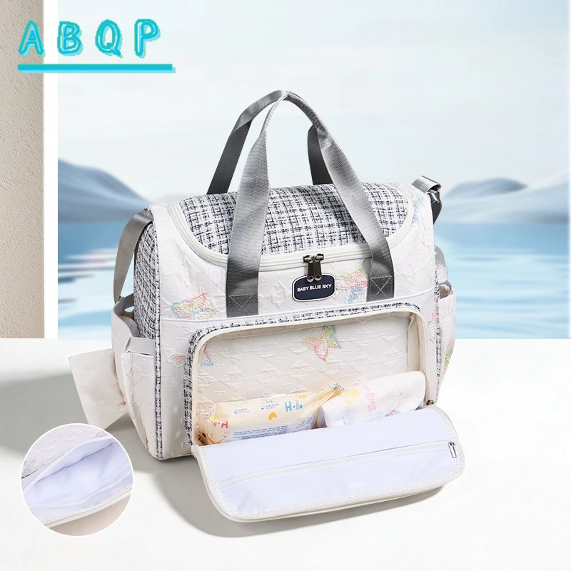 New Diaper Bag Handbag Large Capacity 2-piece Set Baby Diaper Bag Handbag Lightweight Outing Baby Products Storage Bag