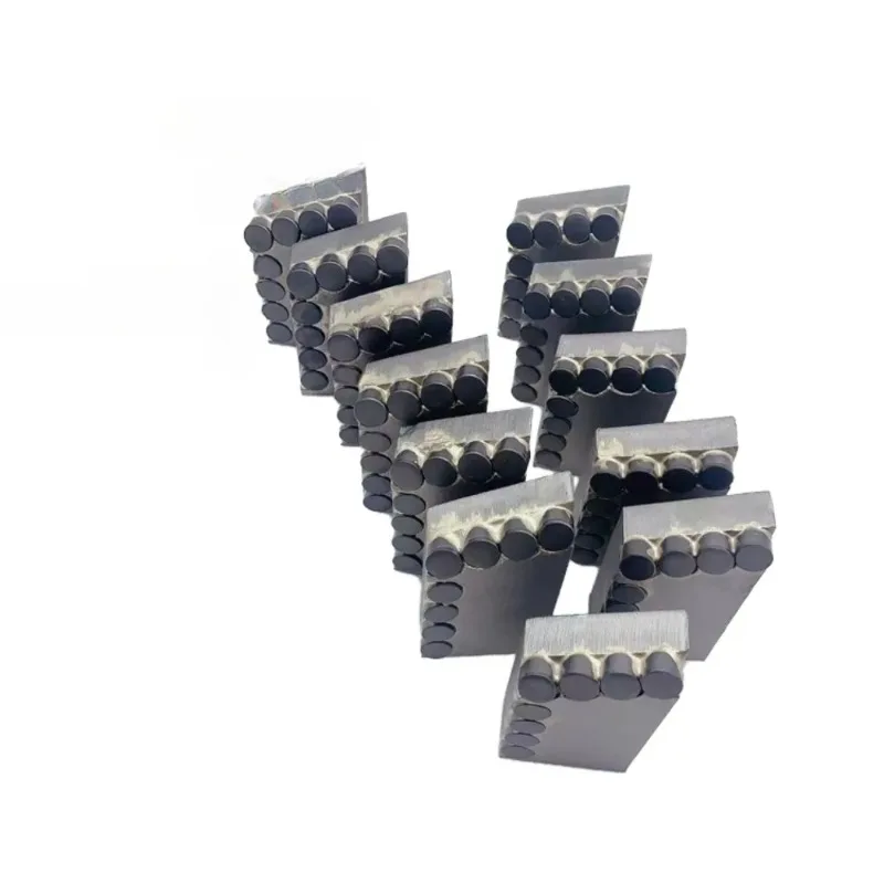 

PDC composite cutter teeth round disc flat disc wave disc diamond water well drill bit reverse circulation cutter head