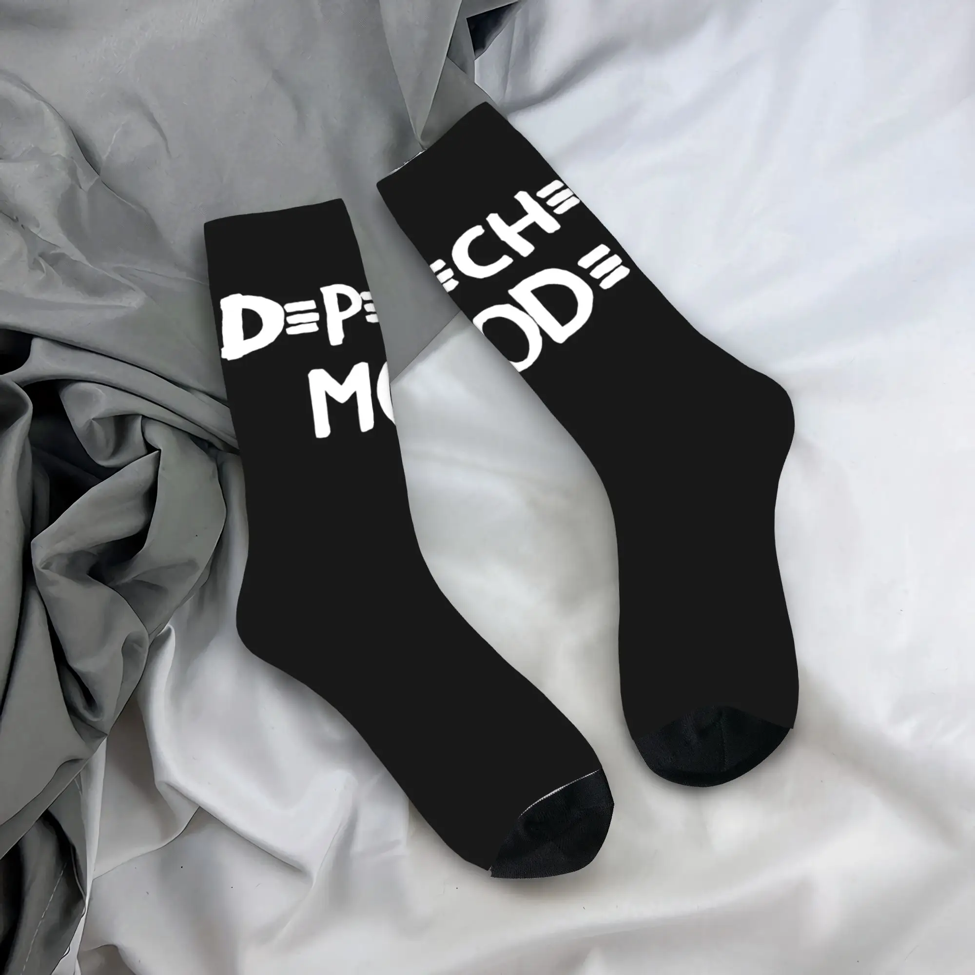 

Custom Fashion Mens Electronic Rock Depeche Cool Mode Dress Socks Unisex Comfortable Warm 3D Printed Crew Socks
