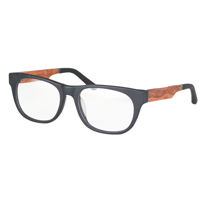 SHINU Prescription Glasses for Vision Acetae Frame Wood Leg Glasses Smart Progressive Multifocal Lenses Polarized Myopia Glasses