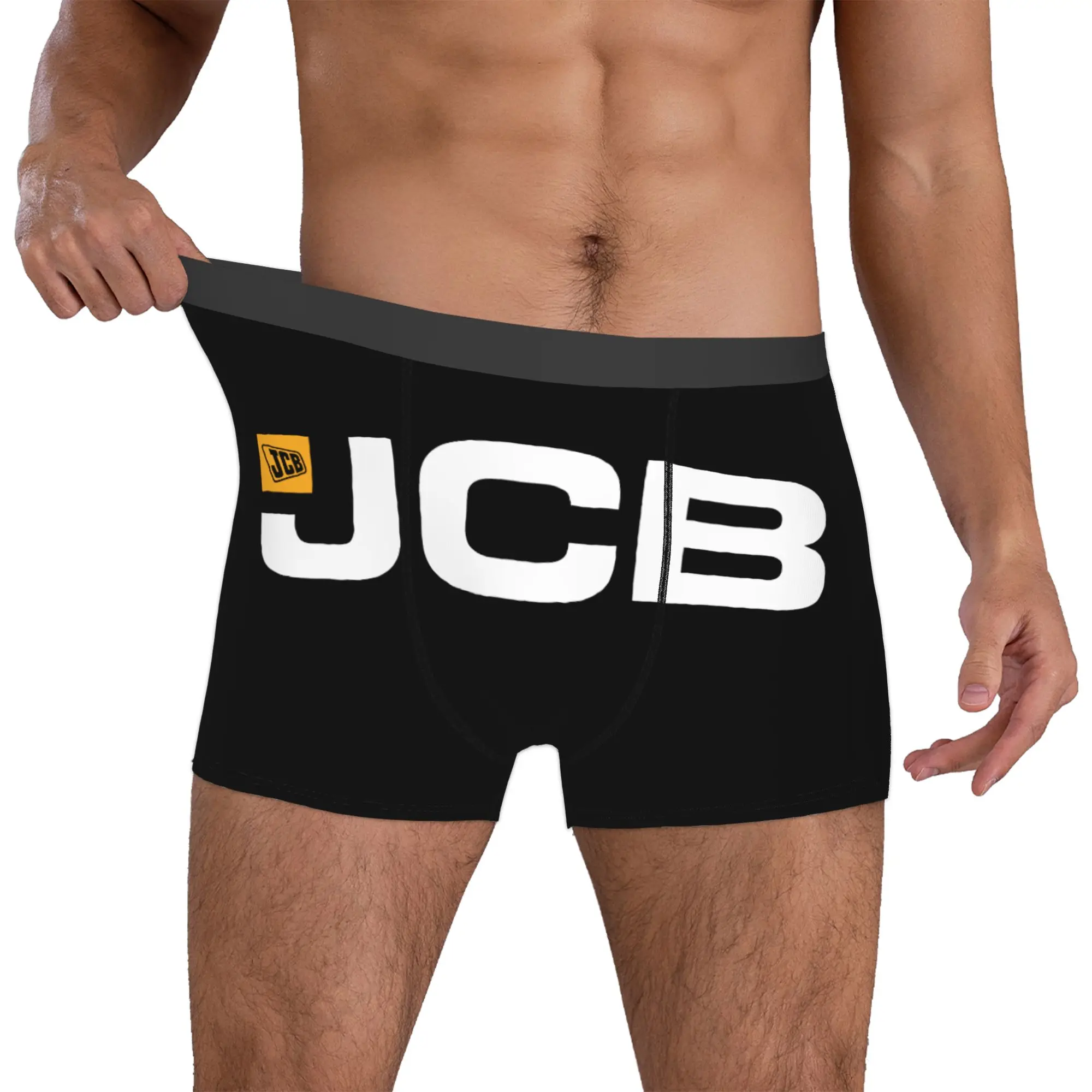 

JCB Underwear Male Printed Boxer Briefs Shorts Panties Breathable Underpants