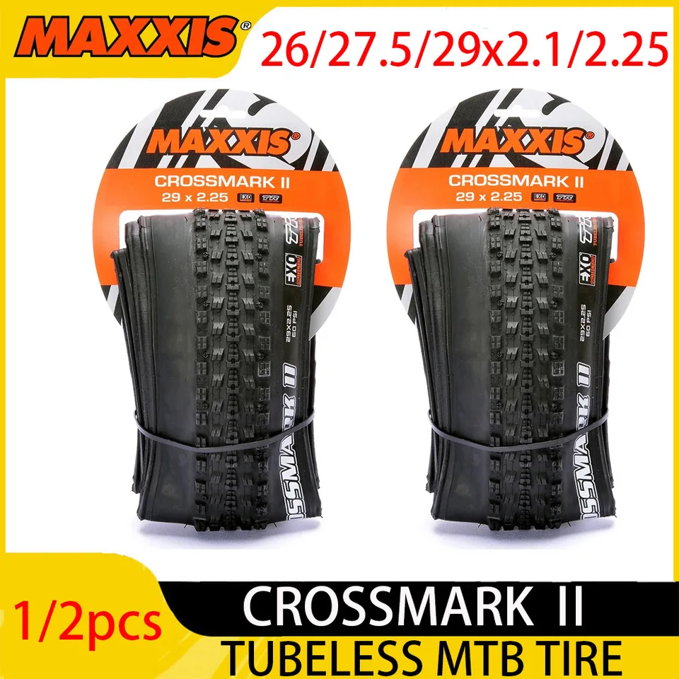 1/2pcs MAXXIS CROSSMARK Ⅱ 26/27.5/29 inch Mountain Tubeless Tires