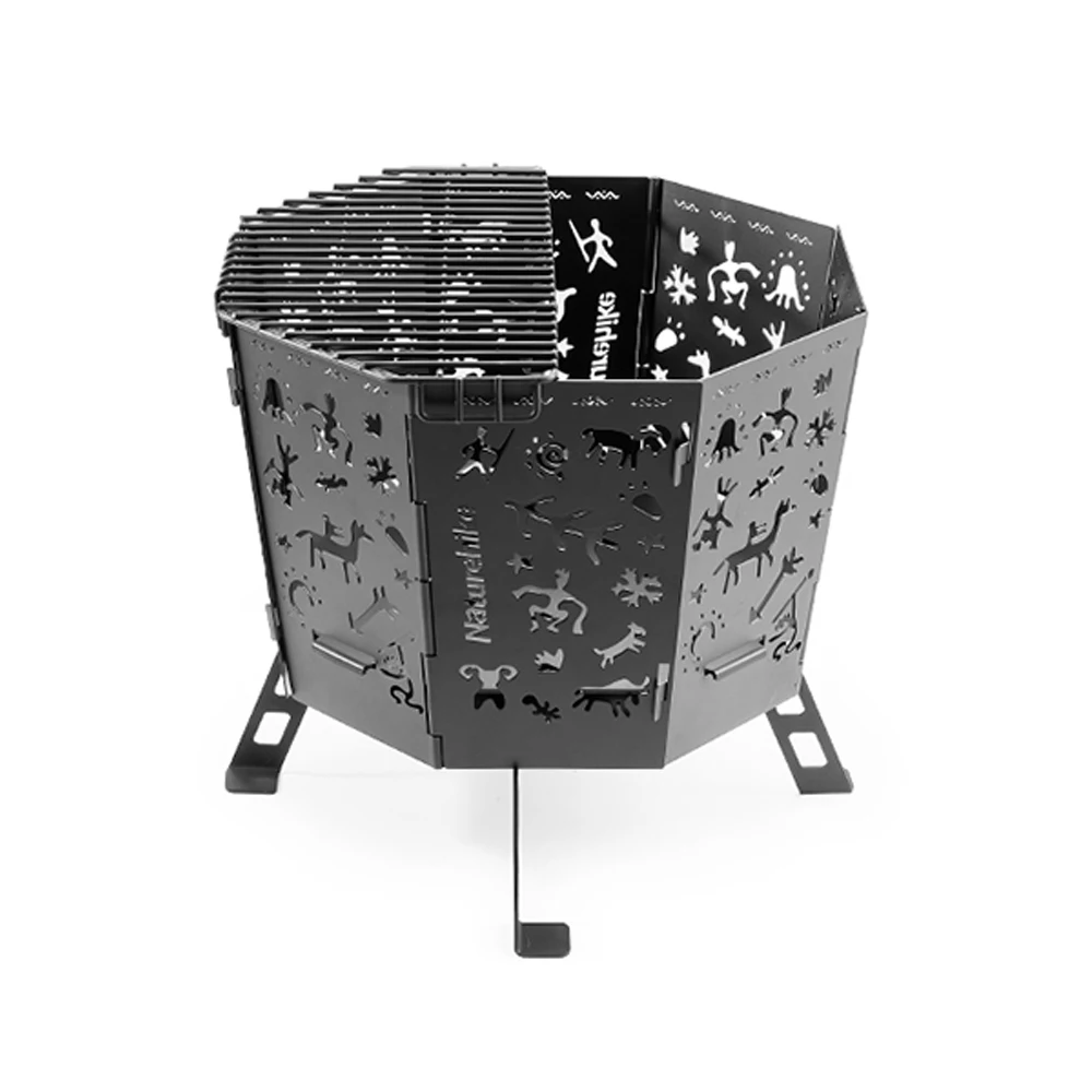 

Naturehike outdoor picnic camping brazier bonfire stove stand Totem folding fire pit