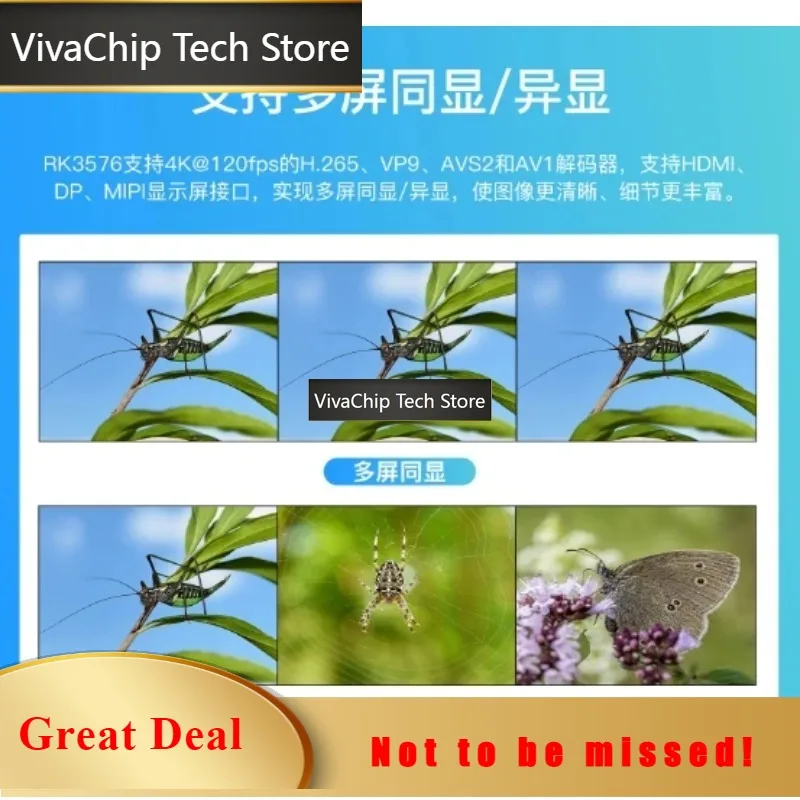 VivaCTK7C RK3576 Development Board Core Board Eight Core Artificial Intelligence 6Tops Computing Power AI Android