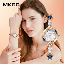 Top Brand Luxury Diamond Jewelry Watch Crystal Shell Dial Women Watches High End Copper Bracelets Fashion Watches For Ladies