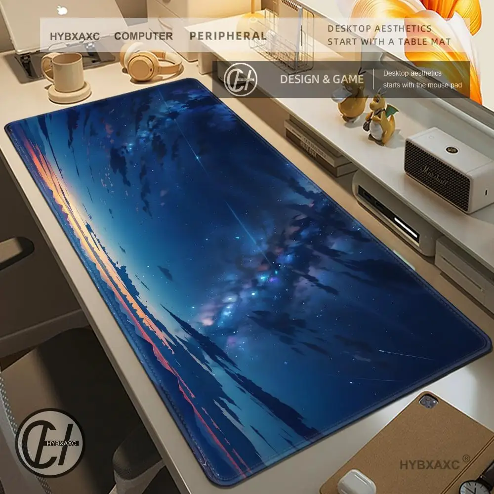 

Large Anime Dream Mouse Pad Mountain Landscape Art Gaming Mousepad XXL Computer Laptop Gamer Extended Mouse Mat Keyboard Deskmat