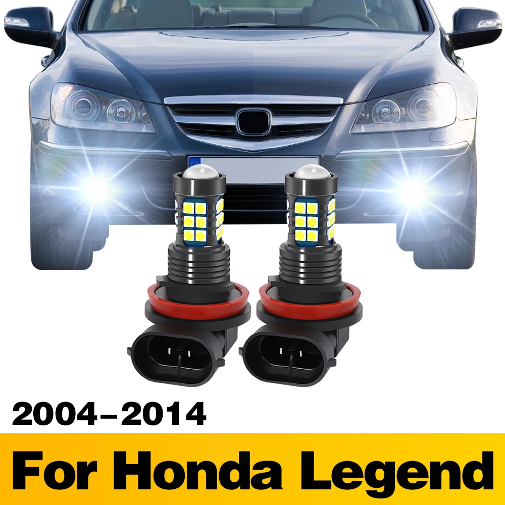 

2Pcs LED Lamp Car Front Fog Light Accessories For HONDA Legend 2004 2005 2006 2007 2008 2009 2010 2011 2012 2013 2014