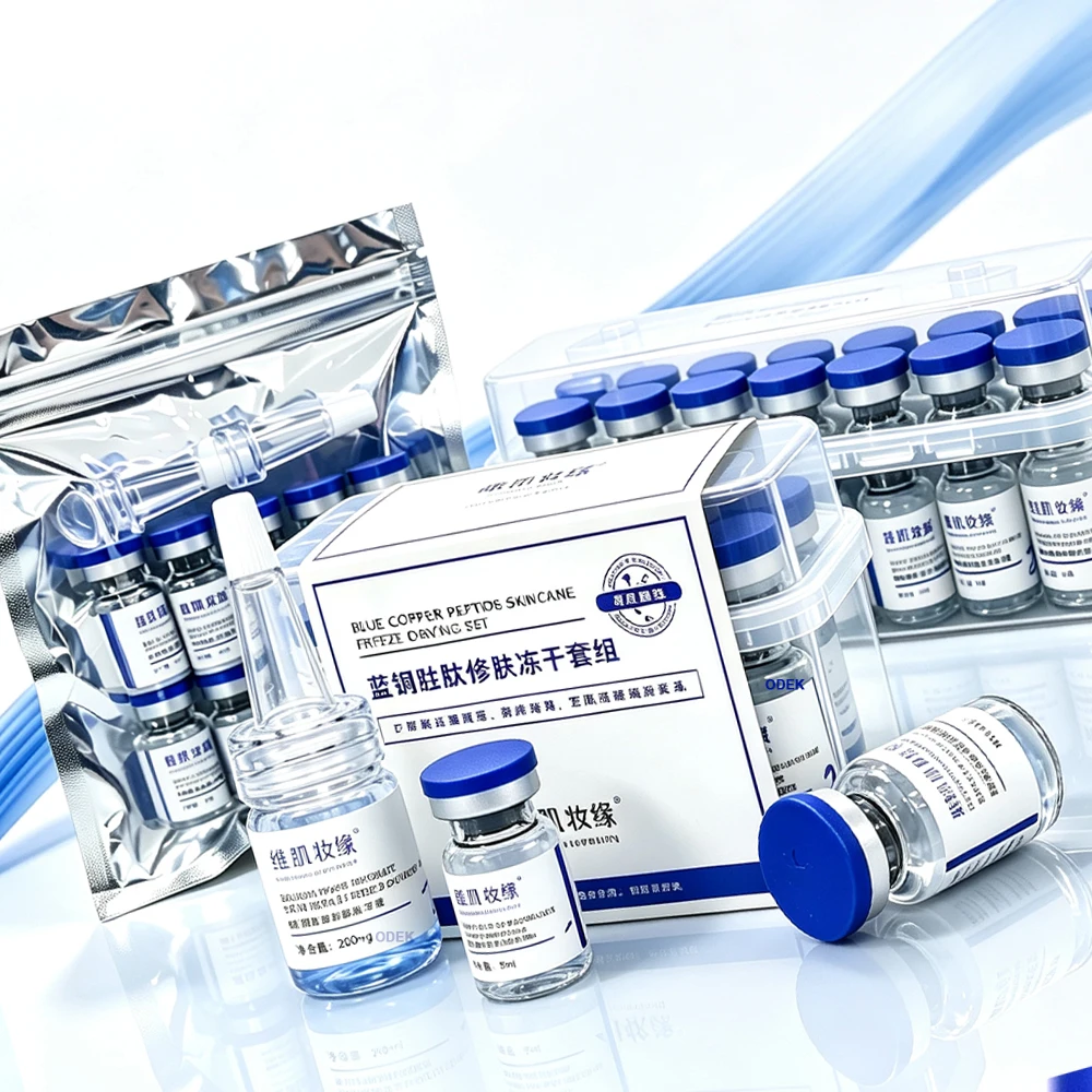 Quality Blue Copper Lyophilized Powder Skin Booster Serum Skin Care Rejuvenating Repair Skin Barrier Hydration & Elasticity Boos