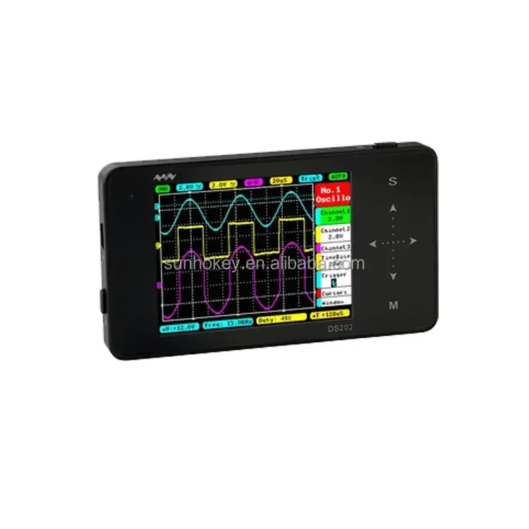 Hot Digital Multimeter Oscilloscope DSO202 Touch Screen USB Portable DSO202 1MHz Pocket 8MB LCD Handheld Automotive Oscilloscope