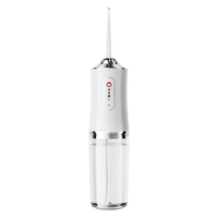 Oral Irrigator Portable  Water Flosser USB Rechargeable Water Jet Floss Tooth Pick 4 Jet Tip 220Ml 3 Modes US Plug