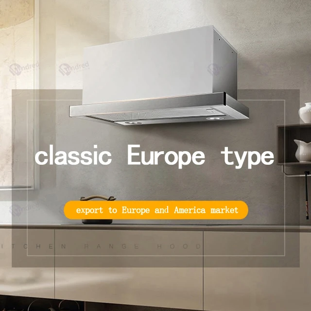 2025 تصميم إيطالي ممتاز 60 سم تحت شفاط المطبخ - شفاط طباخ المدخنة بأسطوانة من الفولاذ المقاوم للصدأ