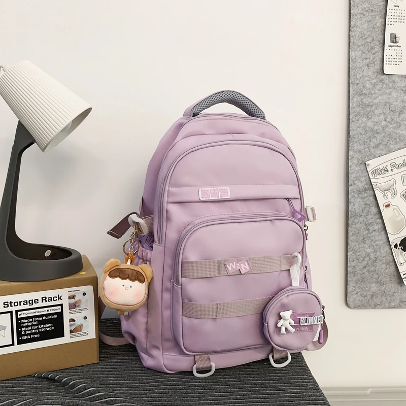 

Middle School Bags For Girls High School Bag Travel Viral Backpack Teenage Girls Lightweight Backpack Large Capacity Book Bag