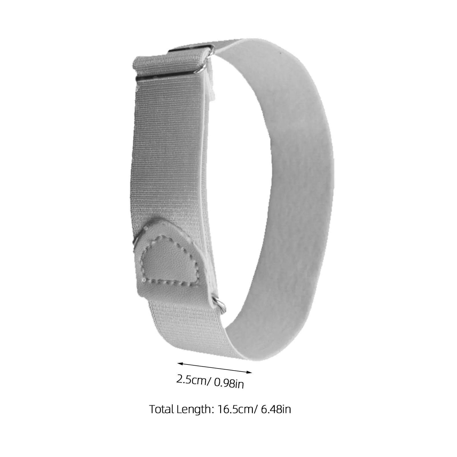 2 Pcs Shirt Stay Belt Garter Armband Men Cuff Holders Sleeves Women Bands Garters White Color