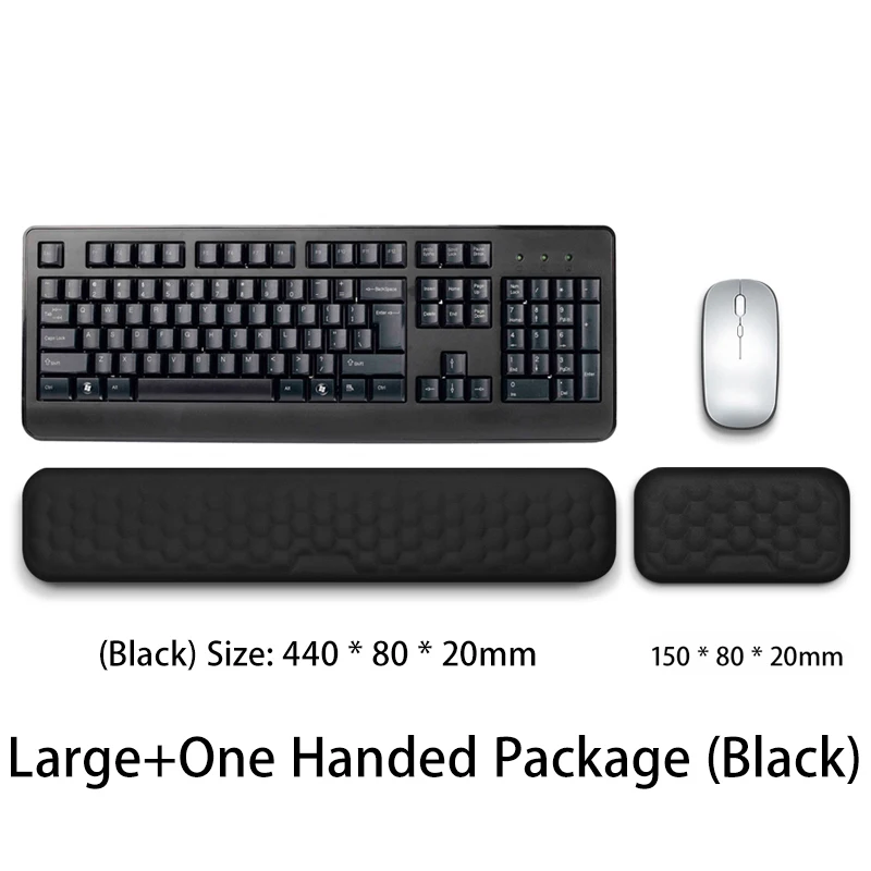 NONE Tastatur Maus Handgelenk Rest Ergonomische Büro Tippen Schützen Entspannen Handgelenk Memory Foam Laptops Maus Pad Computer Notebook Maus Pad 8