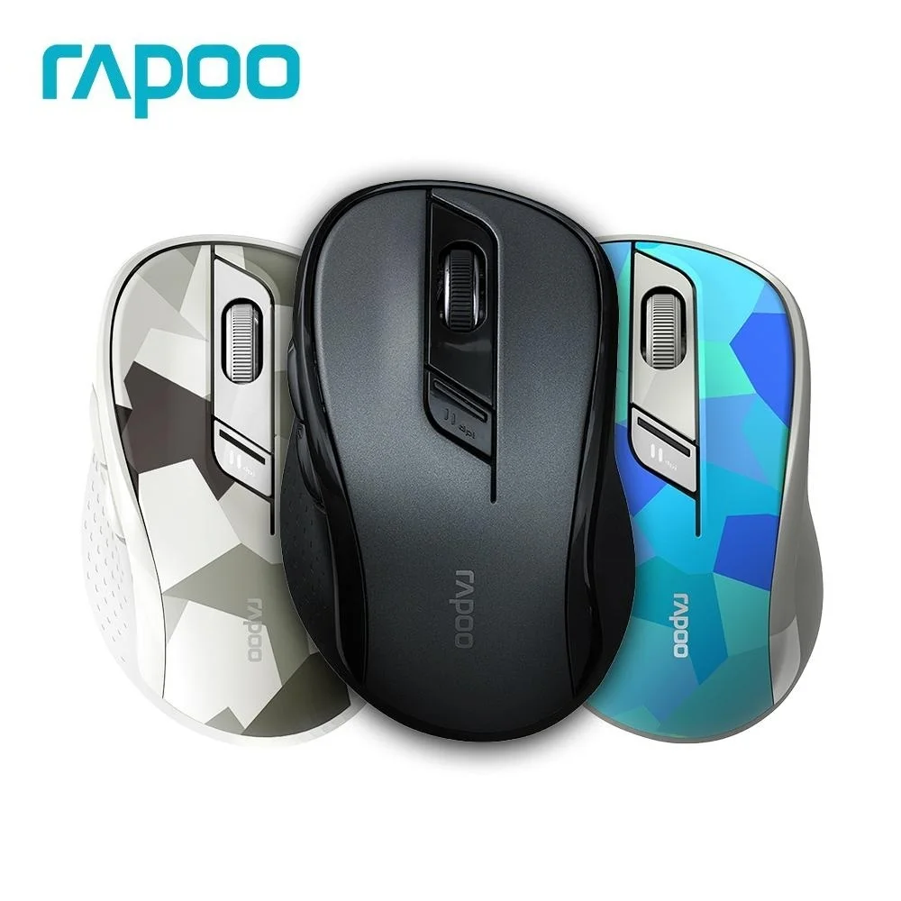 Rapoo M500G Wireless Mouse Bluetooth 4.0/3.0 2.4G Dual Mode Mice Ergonomic 1600 DPI Silent Mouse For Tablet Laptop PC Mouse