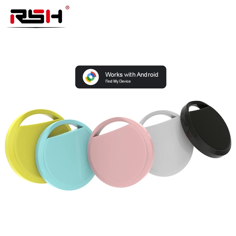 RSH Smart Tag für Android, funktioniert mit Google Find Hub App, Bluetooth, globaler Anti-Verlust-Tracker, Haustiere, Katze, Hund, Tierfinder für Xiaomi