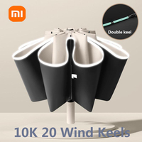 Xiaomi Fully Automatic Umbrella Reverse Folding Umbrella with Windproof Reflective Stripe UV Umbrellas For Men Women Sunshade