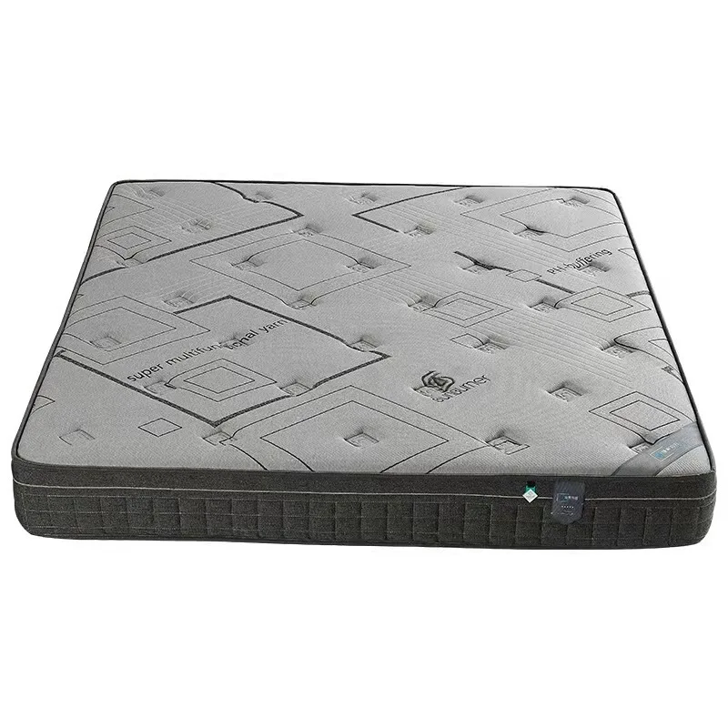 

Natural latex coconut palm mattress silent spring moderate soft and hard memory foam mountain palm coconut Mengwei knitted