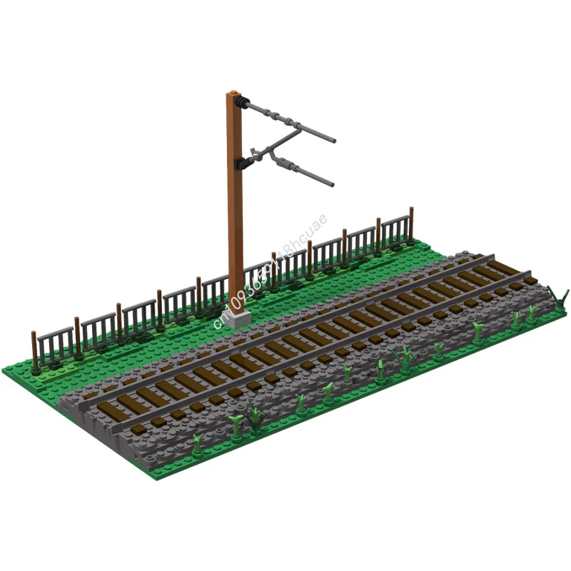 

415 шт. MOC простые пейзажные строительные блоки, строительные пластиковые образовательные творческие обучающие рождественские игрушки в подарок
