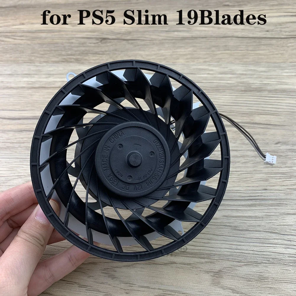 

Replacement Internal Cooler Fan For Ps5 Slim Host Heatsinks 19 Blades Cooling Fan For PS5 Slim Console Accessories