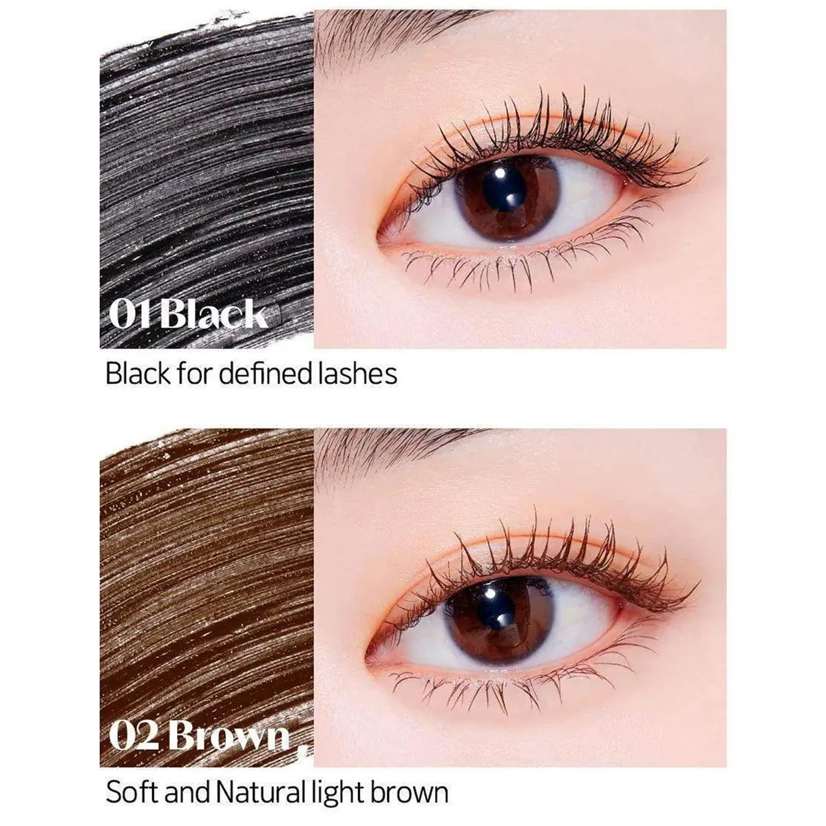 ETUDE Pink Recipes Edge Curl Tint Mascara,Lightweight Texture,Lash Lifting,Natural Definition,Korean Cosmetic,Korean Makeup