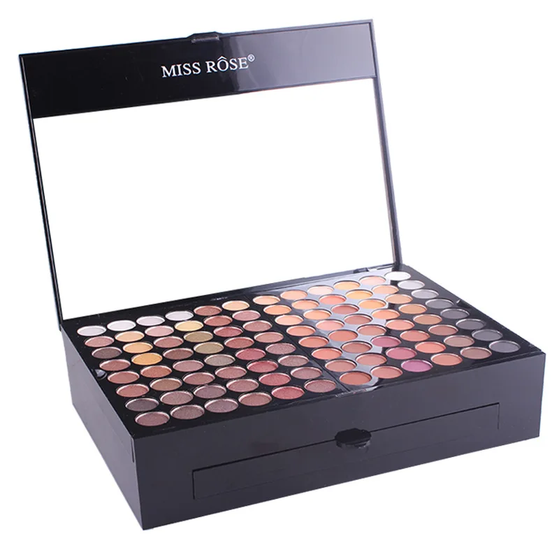 Miss Rose 180 Color All In One Makeup Gift Set Piano Aluminum box eyeshadow powder lip gloss blush Multifunctional Cosmetic Tool