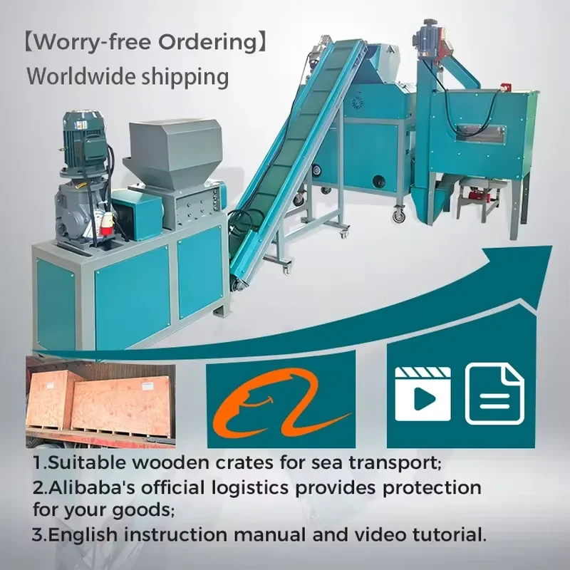 Industrial Machinery Industrial Copper Granulator | High-Capacity Metal Separator | for Mixed Waste Wires | 380V Three-Phase
