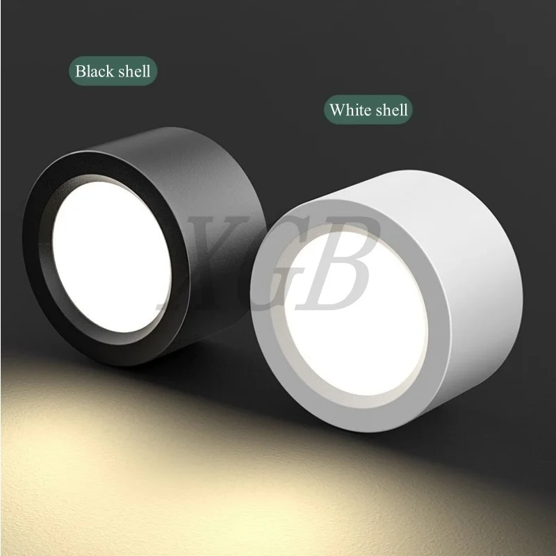 LED downlight Modern surface mounted ceiling light spotlight three light color conversion LED downlight indoor lighting