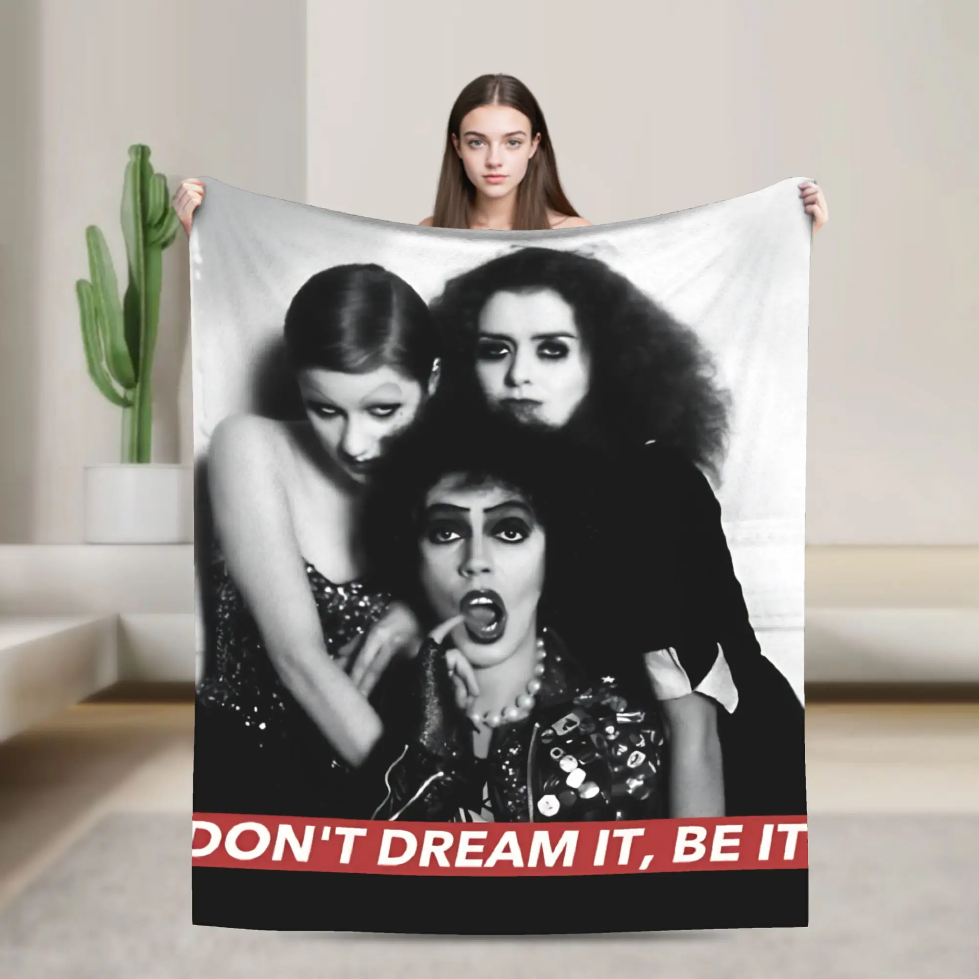 Frank N Furter Blanket Flannel Summer Air Conditioning The Rocky Horror Picture Show Thin Throw Blanket for Outdoor Rug Piece