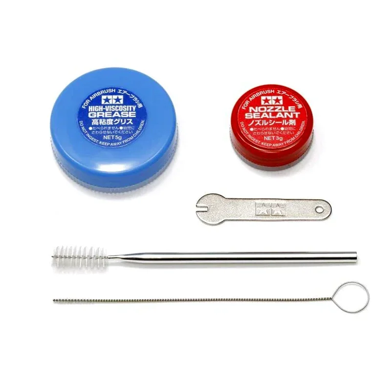 

Tamiya 74548 Airbrush Nozzle Maintenance Cleaning Kits Tools Set Model Building Cleaner Tools for Model Hobby DIY Accessories