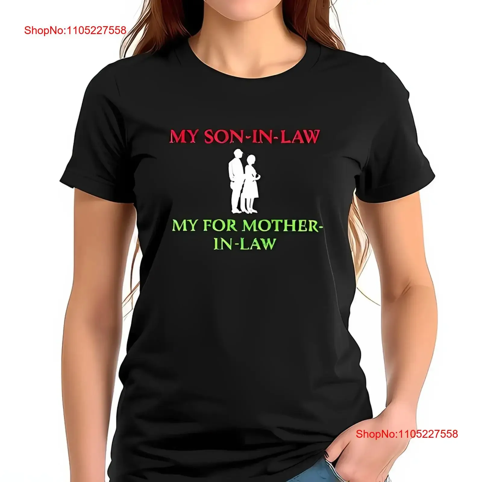 

Funny MY SON IN LAW T Shirt for Mother Casual All cotton vintage Washed Versatile Unisex graphic Soft Breathable streetwear