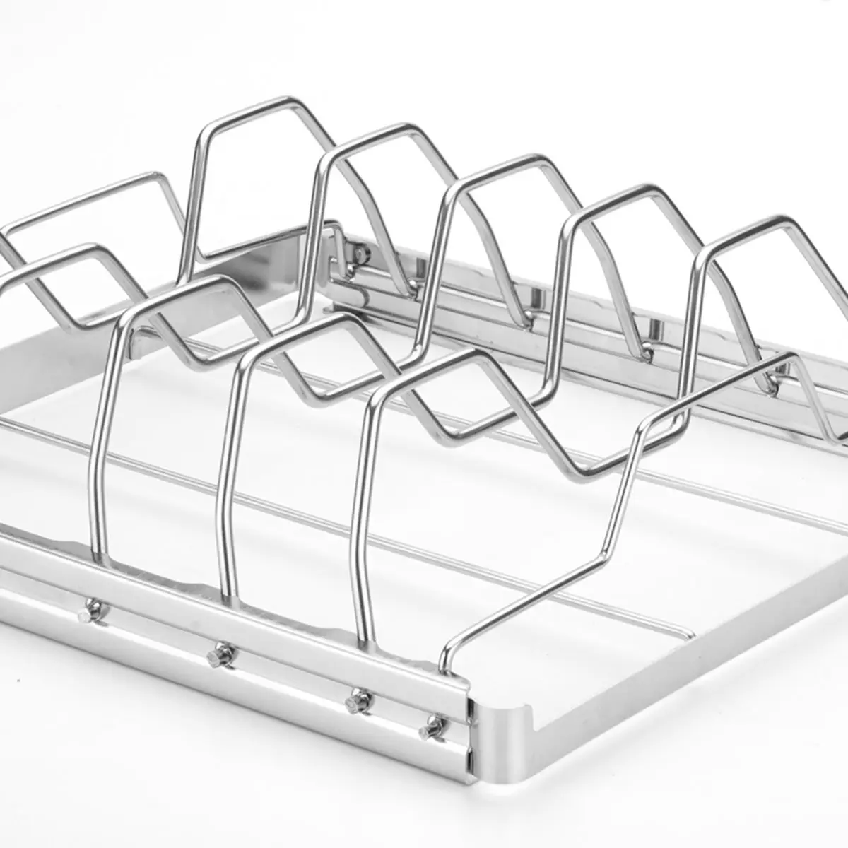 Rack de costelas dobrável para grelhar, fumar e servir acessórios para churrasco enferruja e fácil de limpar