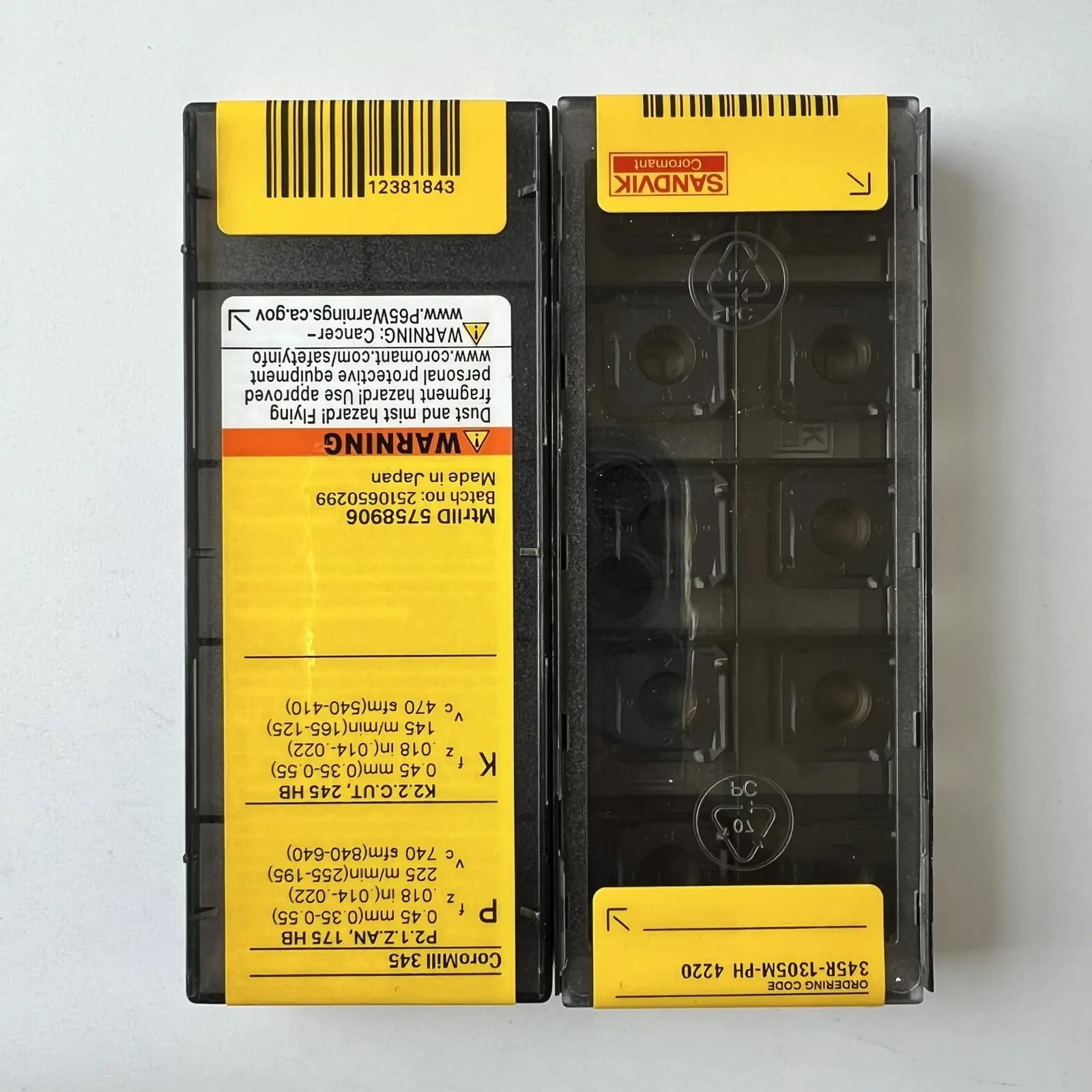 

Оригинальный SANDVIK/345R-1305M-PH 4220/лезвие с ЧПУ из твердого сплава, 10 шт.