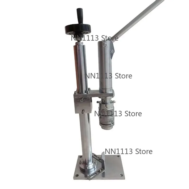 Manual Air Freshener Spray Aerosol Capper Semi-Automatic Tin Can Valve Crimping Sealing Machine for Aerosol Products