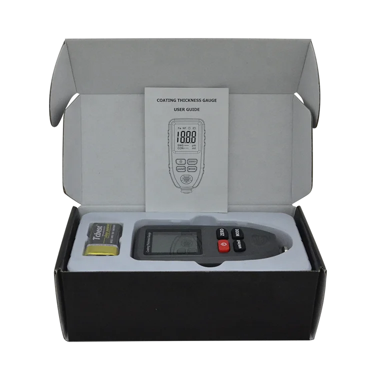 CT-100 for Car Paint Tester CT-100 Digital Measuring Instrument 0~1300um CT-100 Galvanized Coating Thickness Gauge 9V Battery