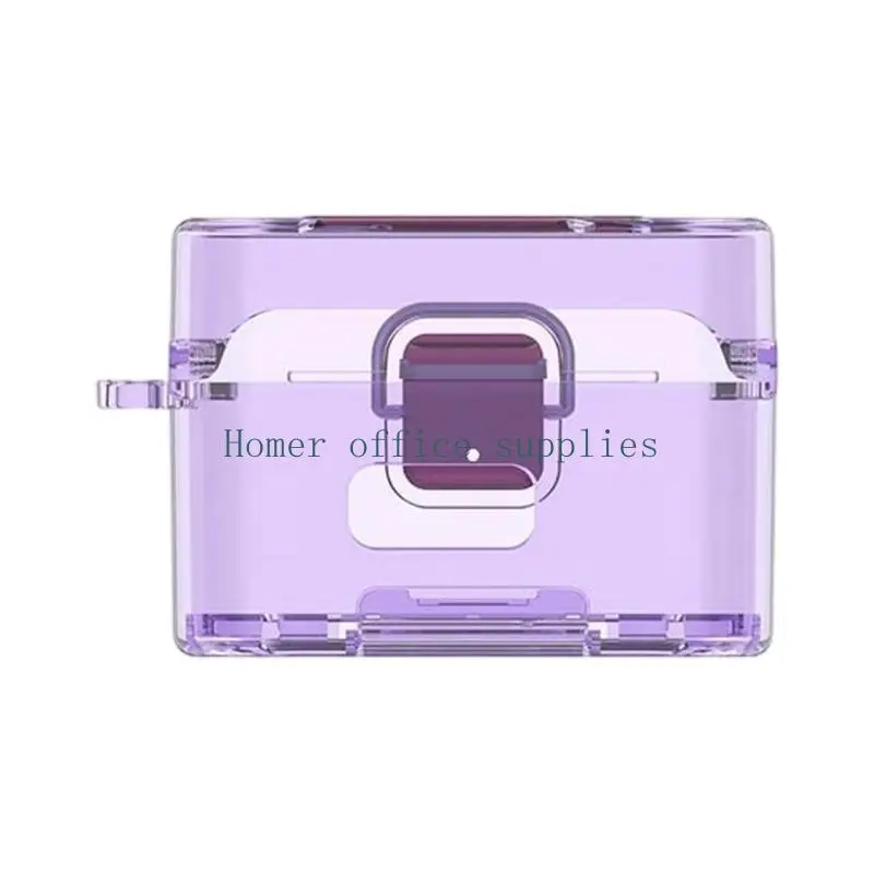 K43B TPU Bumper Case For WF1000XM6 Earbud Shockproof Cover With Builts In Phone Stand Full Protections Without Adding Bulk