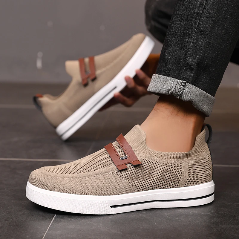 

New Men's Sports Shoes Mesh Breathable Casual Shoes Outdoor EVA Lightweight Soft Men's Walking Shoes